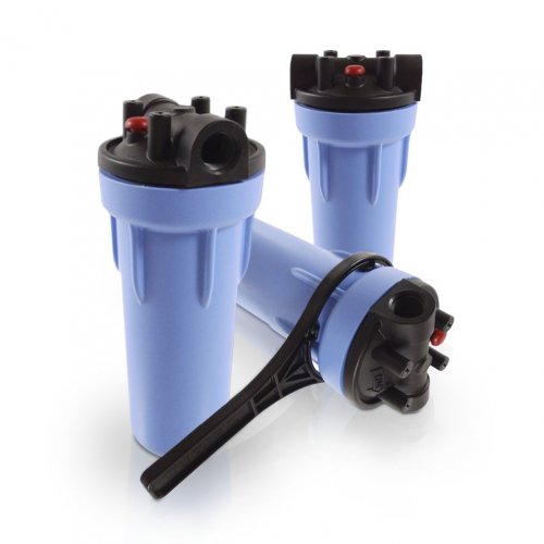 PENTEK 3G STANDARD FILTERGEH&AMP;AUML;USE  10 ZOLL FARBE SCHWARZ / BLAU INKL. AUFNAHME F&Uuml;R EINE HALTERUNG