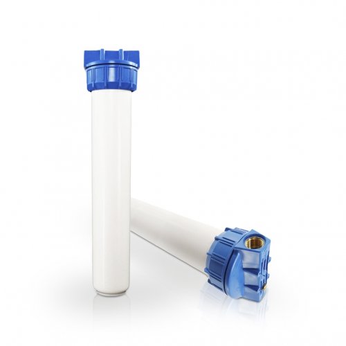 STANDARD FILTERGEH&AMP;AUML;USE  20 ZOLL FARBE BLAU / WEISS 3/4&QUOT; MESSING - INNENGEWINDE