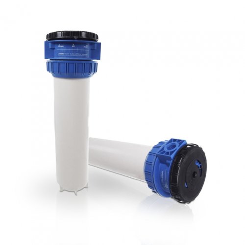 RF JUMBO FILTERGEH&AMP;AUML;USE  20 ZOLL FARBE BLAU / WEISS MIT INTEGRIERTEM BYPASS
