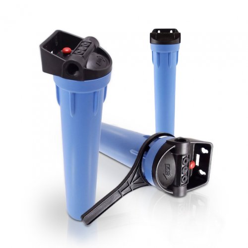 PENTEK 3G STANDARD FILTERGEH&AMP;AUML;USE  20 ZOLL FARBE SCHWARZ/BLAU MIT HALTERUNG