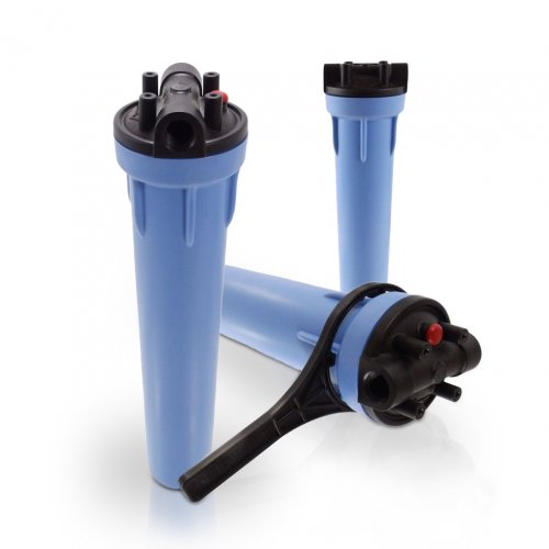 PENTEK 3G STANDARD FILTERGEH&AMP;AUML;USE   20 ZOLL FARBE SCHWARZ/BLAU INKL. AUFNAHME F&Uuml;R EINE HALTERUNG