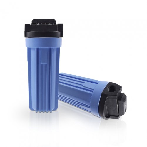 PENTEK SPEZIAL  FILTERGEH&AMP;AUML;USE   10 ZOLL FARBE SCHWARZ/BLAU INTEGRIERTES ABSPERRVENTIL
